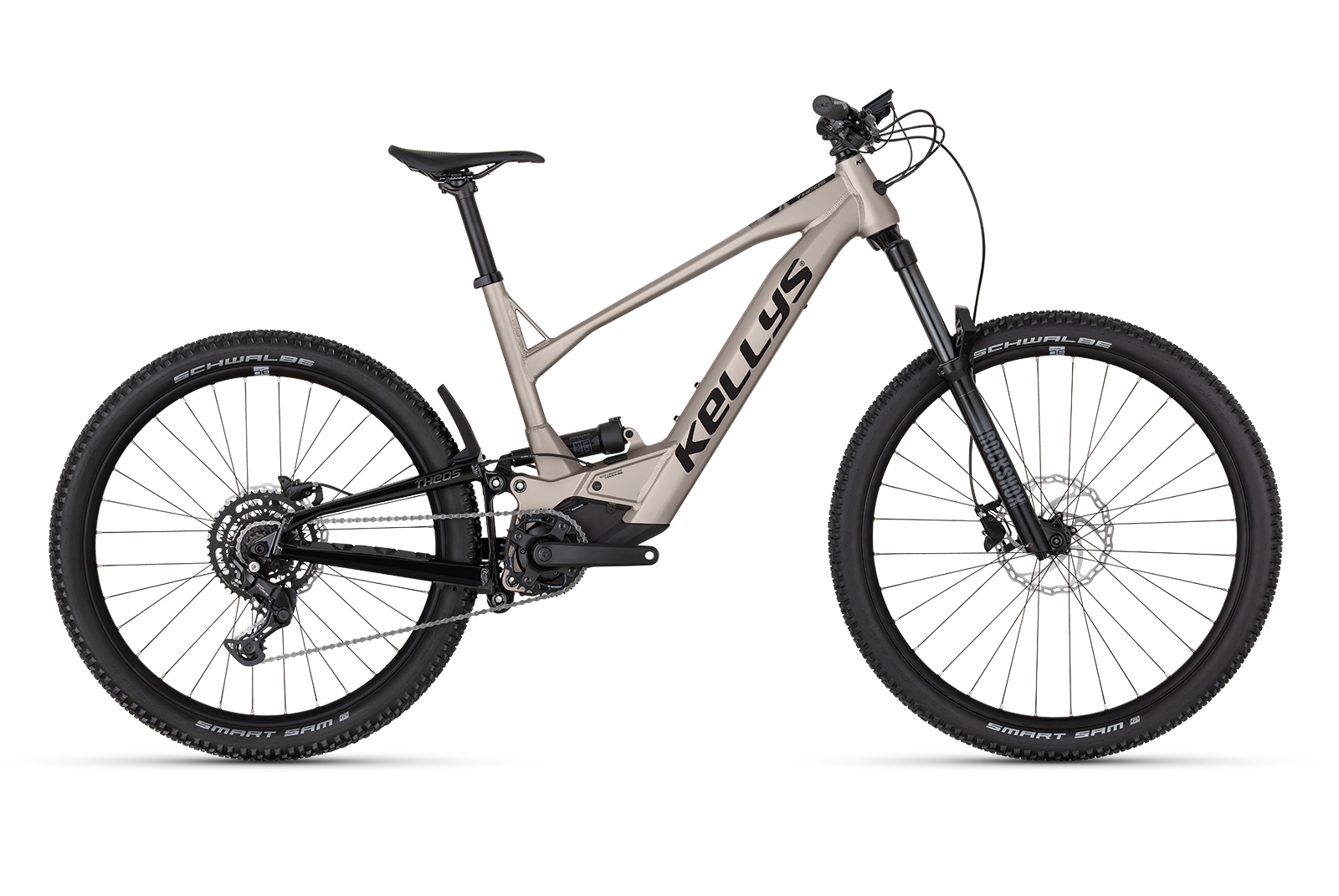 KELLYS Theos RS10 P Titanium 29"/27.5" 725Wh/20Ah, model 2026 - ZDARMA dopravné, odborná montáž. seřízení!